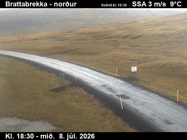 Snapshot from Brattabrekka — Brattabrekka séð til norðurs