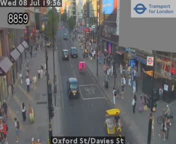 Snapshot from Oxford St/Davies St