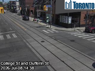 Snapshot from COLLEGE ST / DUFFERIN ST