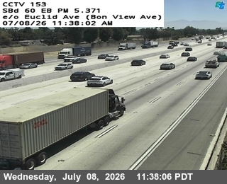 Snapshot from SR-60 : (153) East of Euclid Avemue (Bon View Avenue)