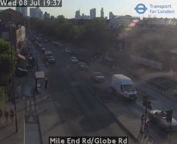 Snapshot from Mile End Rd/Globe Rd