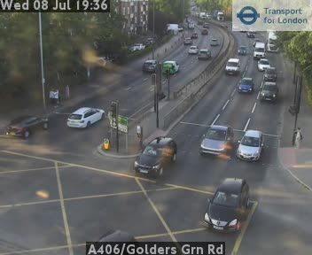 Snapshot from A406/Golders Grn Rd