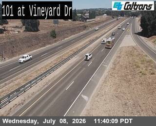 Snapshot from US-101 : Vineyard Drive