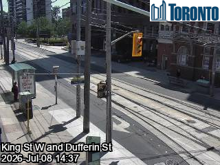 Snapshot from KING ST W / DUFFERIN ST