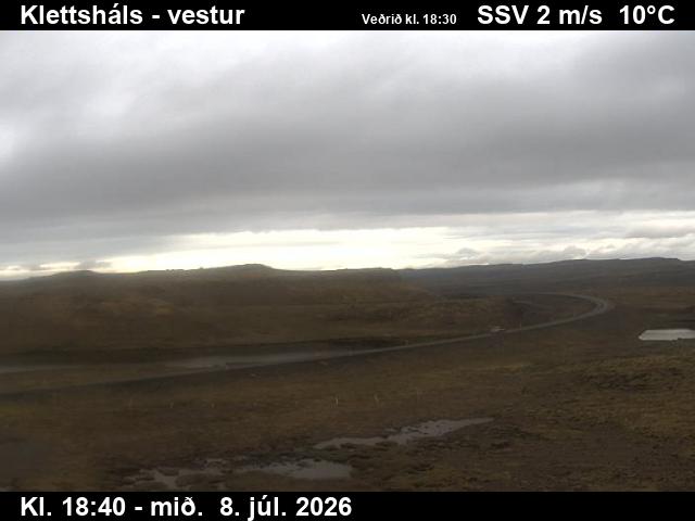 Snapshot from Klettsháls — Klettsháls séð til vesturs