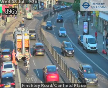 Snapshot from Finchley Road/Canfield Place