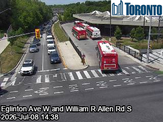 Snapshot from W R ALLEN RD S / EGLINTON AVE W