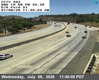 Snapshot from I-10 : (202) East of Ford Street
