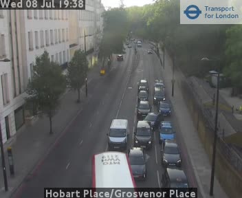 Snapshot from Hobart Place/Grosvenor Place