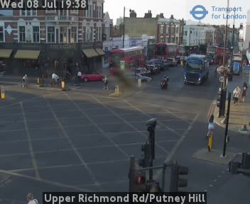 Snapshot from Upper Richmond Rd/Putney Hill
