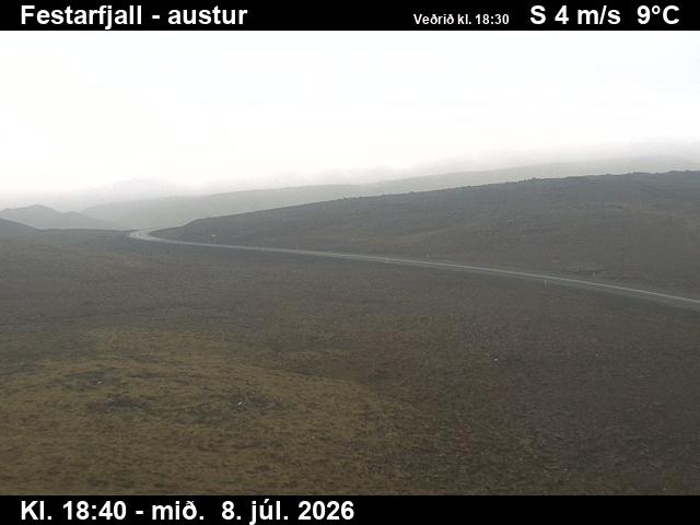 Snapshot from Festarfjall — Festarfjall til austurs