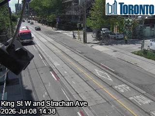 Snapshot from KING ST W / STRACHAN AVE