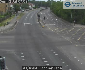 Snapshot from A1/A504 Finchley Lane