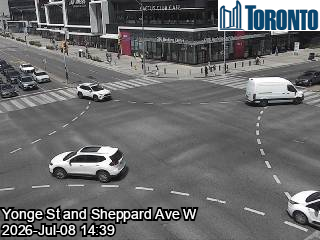 Snapshot from SHEPPARD AVE / YONGE ST