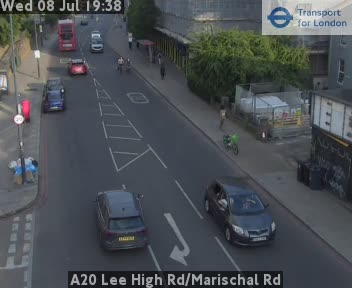 Snapshot from A20 Lee High Rd/Marischal Rd