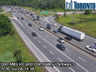 Snapshot from DON VALLEY PARKWAY S / DON MILLS RD