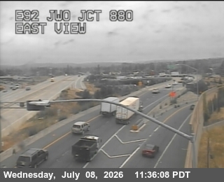 Snapshot from TVE14 -- SR-92 : Just West Of I-880