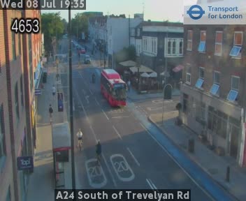 Snapshot from A24 South of Trevelyan Rd