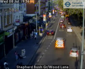 Snapshot from Shepherd Bush Gr/Wood Lane