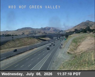 Snapshot from TV790 -- I-80 : West of Green Valley Road