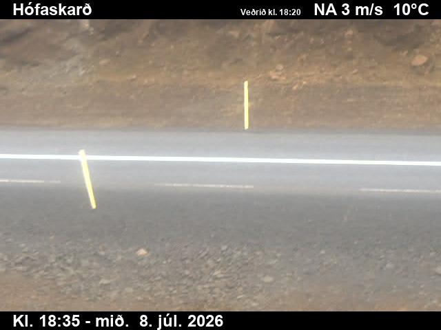 Snapshot from Hófaskarð — Hófaskarð niður á veg