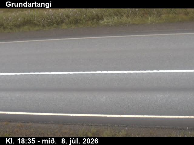 Snapshot from Grundartangi — Gundartangi niður á veg