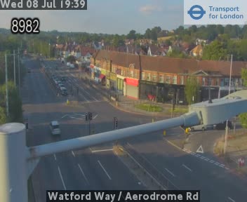 Snapshot from Watford Way / Aerodrome Rd