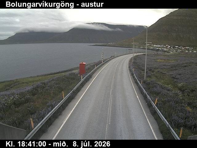 Snapshot from Bolungarvíkurgöng við Hnífsdal — Bolungarvíkurgöng séð að Hnífsdal