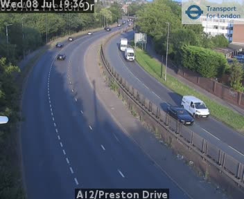Snapshot from A12/Preston Drive