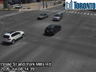 Snapshot from LESLIE ST / YORK MILLS RD