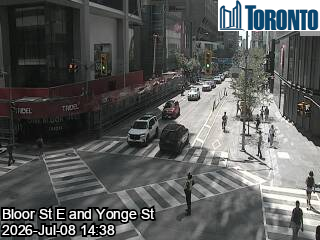 Snapshot from YONGE ST / BLOOR ST