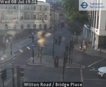 Snapshot from Wilton Road / Bridge Place