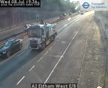 Snapshot from A2 Eltham West E/B