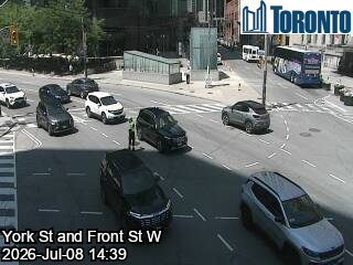 Snapshot from UNIVERSITY AVE / FRONT ST W / YORK ST