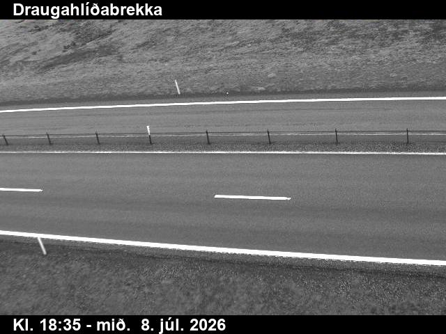 Snapshot from Litla Kaffistofan — Draugahlíðabrekka niður á veg