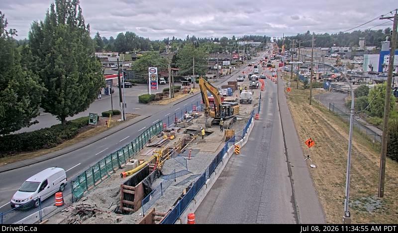 Snapshot from Hwy 10 at Fraser Highway - NW