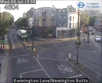 Snapshot from Kennington Lane/Newington Butts