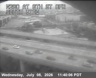 Snapshot from TV317 -- I-280 : 6th Street Offramp