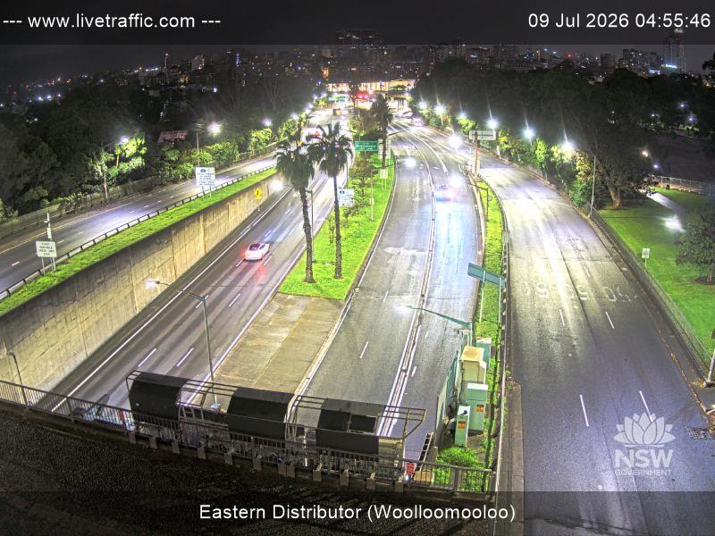 Snapshot from Eastern Distributor (Woolloomooloo)