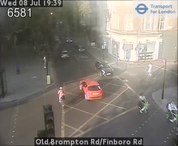Snapshot from Old Brompton Rd/Finboro Rd