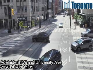 Snapshot from UNIVERSITY AVE / ADELAIDE ST W