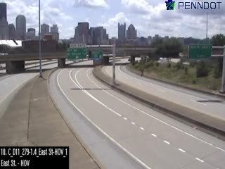 Snapshot from I-279 @ MM 1.4 (East St - HOV)