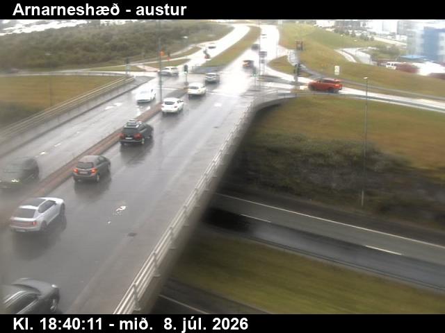 Snapshot from Arnarneshæð — Arnarneshæð séð austur