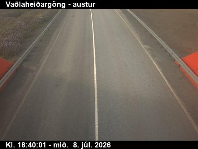 Snapshot from Vaðlaheiðargöng - austur — Vaðlaheiði austur til Fnjóskadals