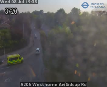 Snapshot from A205 Westhorne Av/Sidcup Rd
