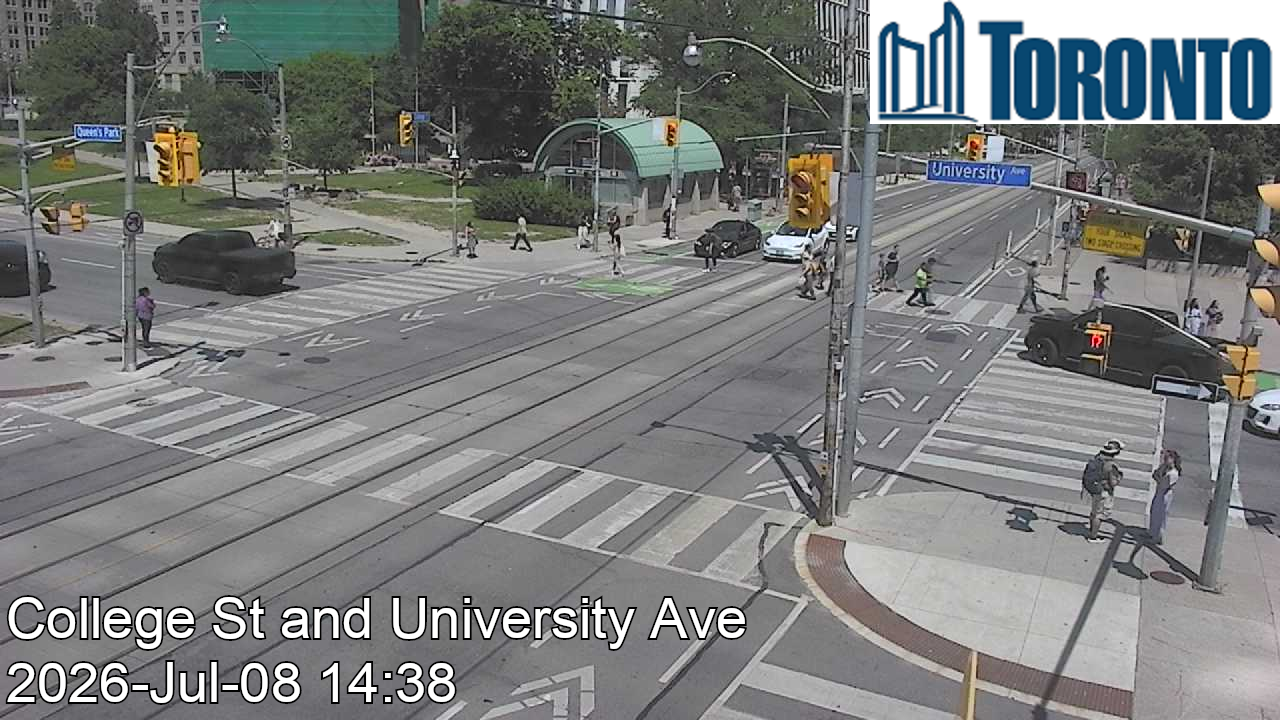 Snapshot from UNIVERSITY AVE / COLLEGE ST