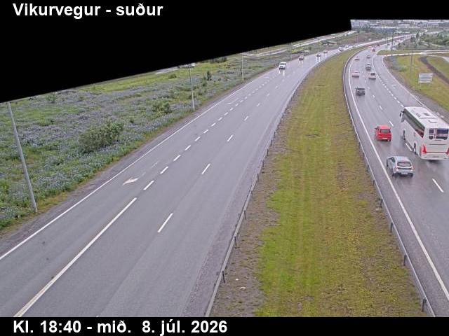 Snapshot from Vikurvegur — Vesturlandsvegur suður