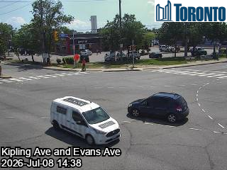 Snapshot from KIPLING AVE / EVANS AVE