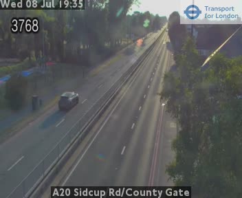 Snapshot from A20 Sidcup Rd/County Gate
