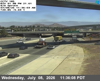 Snapshot from SR-91 : (185) East Of Spruce Street